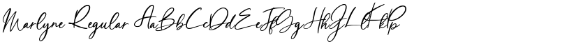 Marlyne Regular font