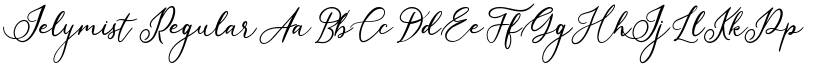 Jelymist Regular font