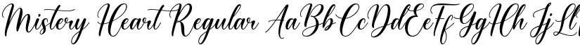 Mistery Heart Regular font