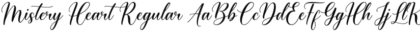 Mistery Heart font download