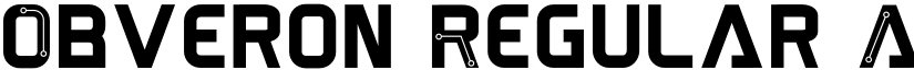 Obveron Regular font