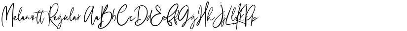 Melanott font download