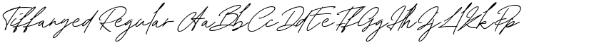 Tiffanyed Regular font