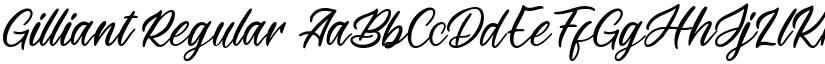 Gilliant Regular font