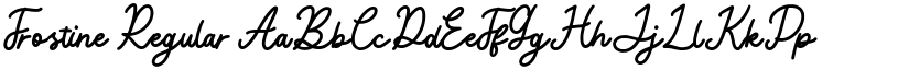 Frostine Regular font
