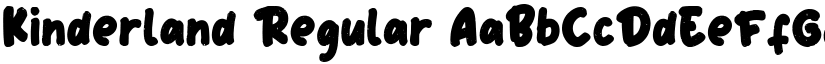 Kinderland Regular font