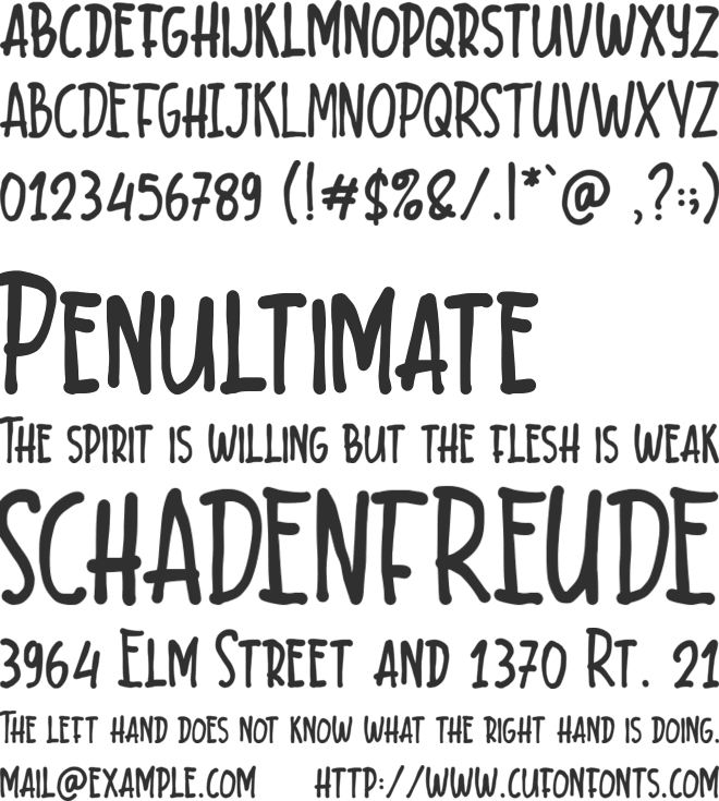 Winter Soldier font preview