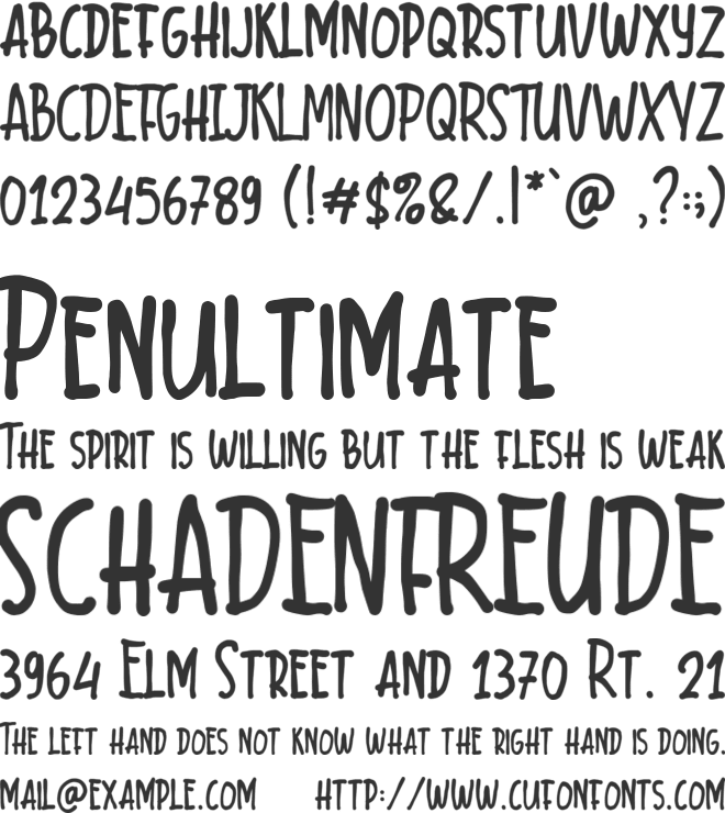 Winter Soldier font preview
