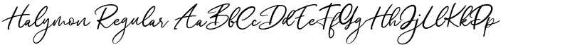 Halymon Regular font