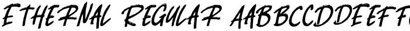 Ethernal Regular font