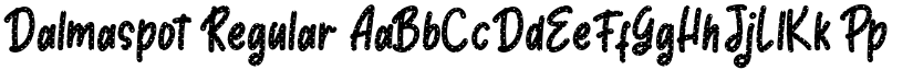 Dalmaspot Regular font