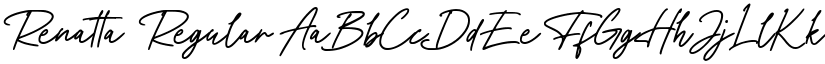 Renatta Regular font