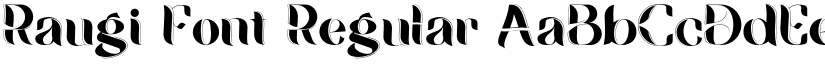 Raugi Font Regular font
