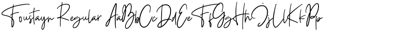 Foustayn Regular font