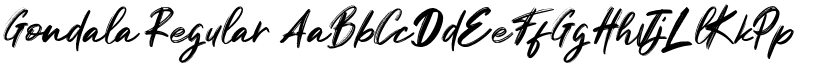 Gondala Regular font