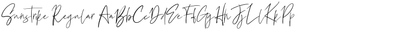 Sunstrike Regular font