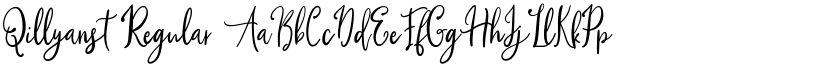 Qillyanst Regular font