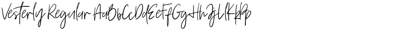 Vesterly Regular font