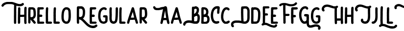 Thrello Regular font