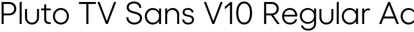 Pluto TV Sans V10 font download