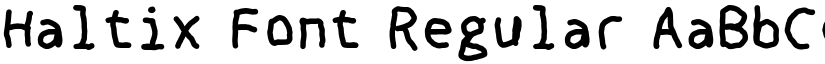 Haltix Font Regular font