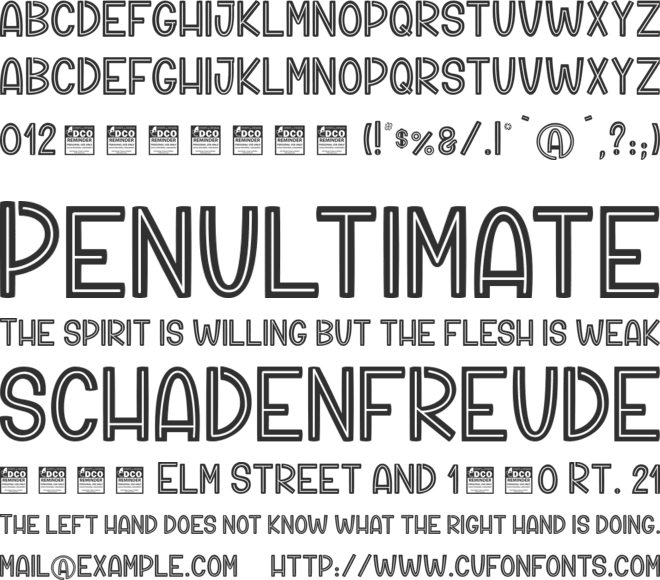 Lemon Sangria_PersonalUseOnly font preview