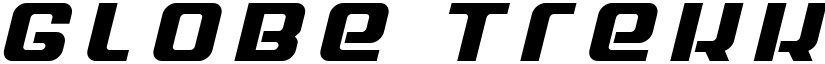 Globe Trekker Title Italic Italic font