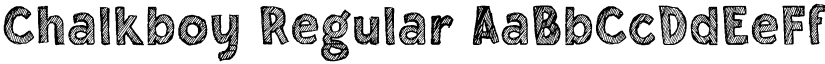 Chalkboy Regular font