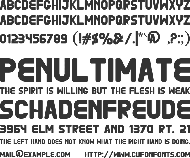 BRASOVIA font preview