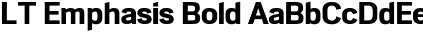 LT Emphasis Bold font