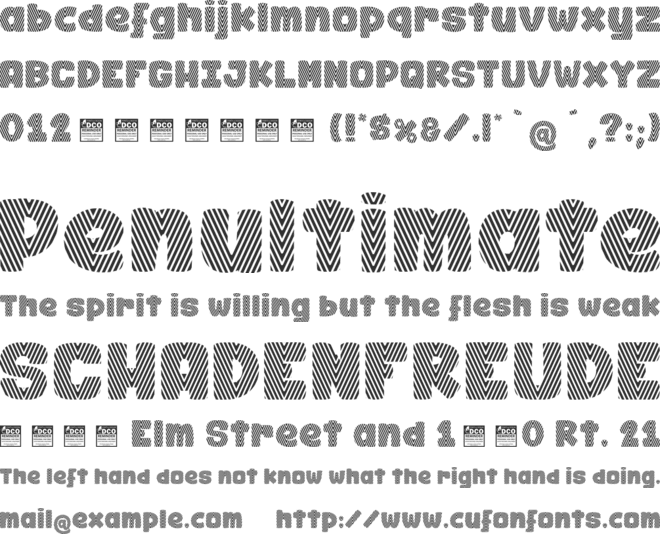 Chicken Pot Pie_PersonalUseOnly font preview
