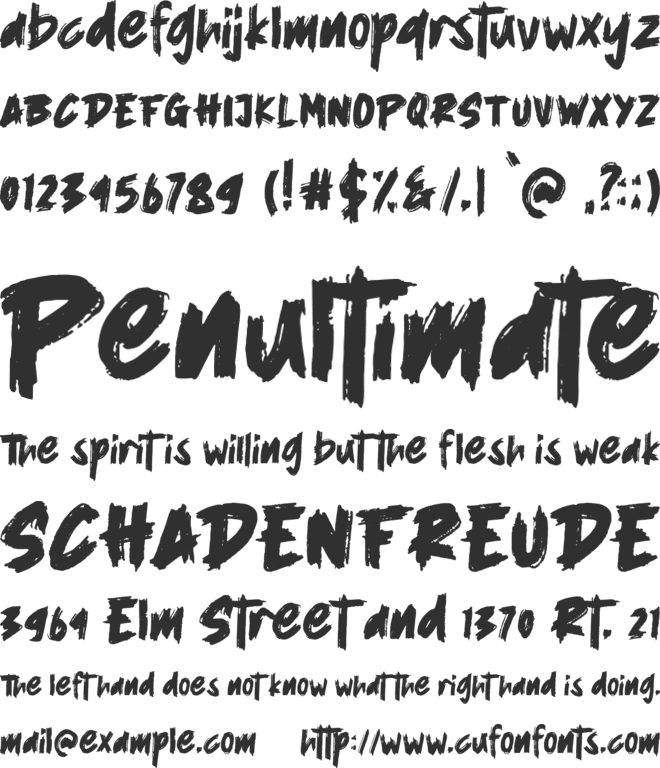 Rollet font preview