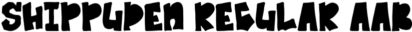 SHIPPUDEN Regular font