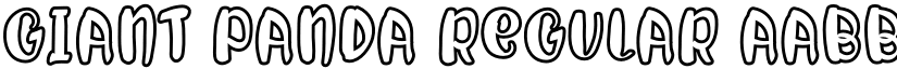 Giant Panda font download