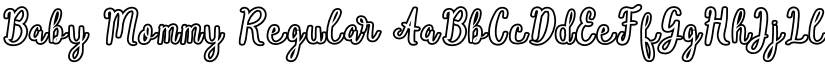 Baby Mommy Regular font