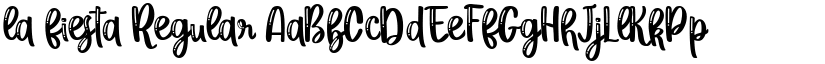 la fiesta Regular font