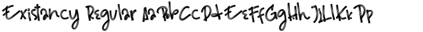 Existancy font download