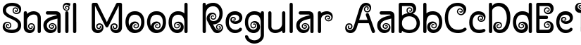 Snail Mood Regular font