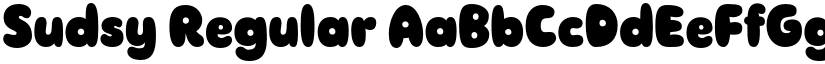 Sudsy Regular font