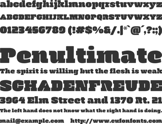 FatumW03- font preview