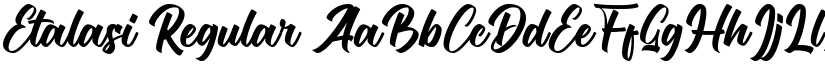 Etalasi font download