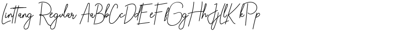 Linttang Regular font