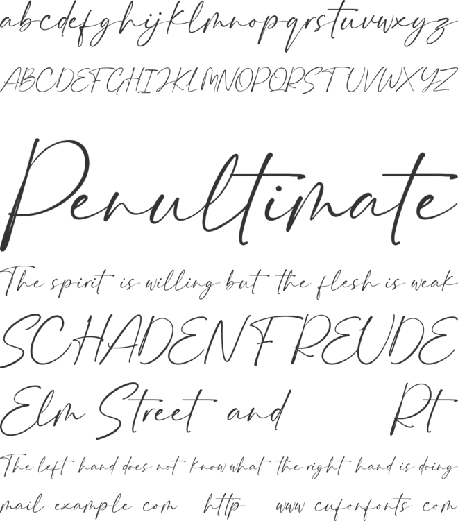 Bierang Free font preview