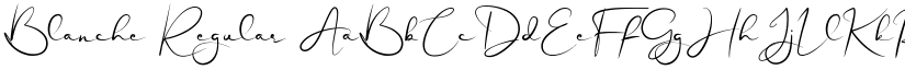 Blanche Regular font