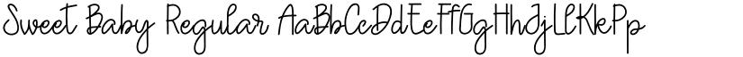 Sweet Baby font download