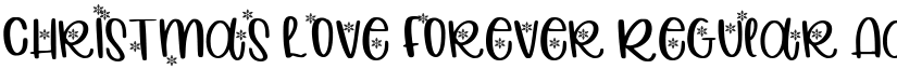 Christmas Love Forever Regular font