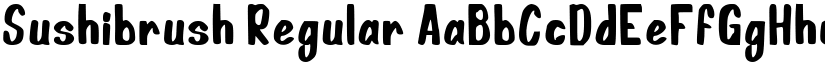 Sushibrush font download