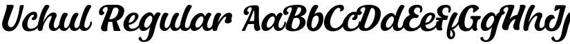Uchul Regular font