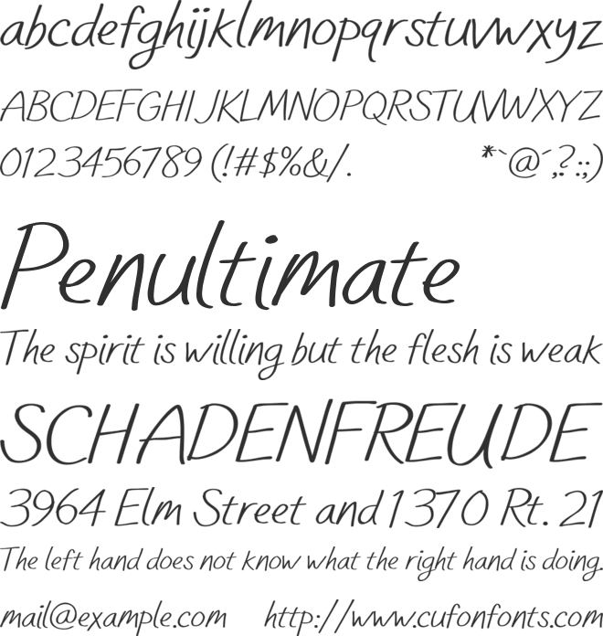 LT Feelgood font preview