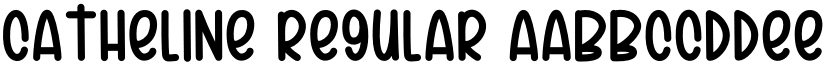 Catheline Regular font
